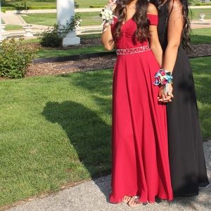 Burgundy Prom Dress